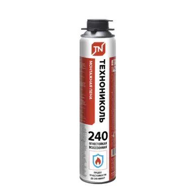 Пена монтажная ТехноНИКОЛЬ 240 PROFESSIONAL огнестойкая